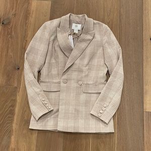 House of Harlow Plaid Blazer